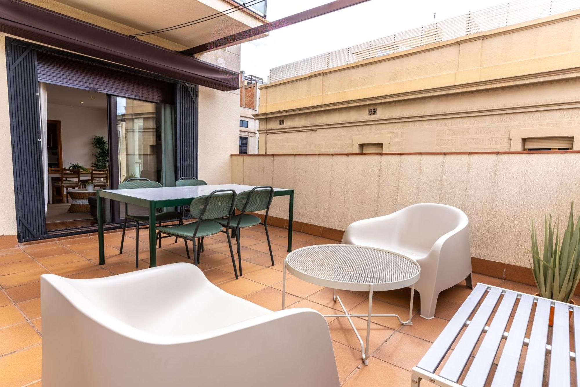 Centrico Apartamento Con Terraza Barcelona Exterior foto