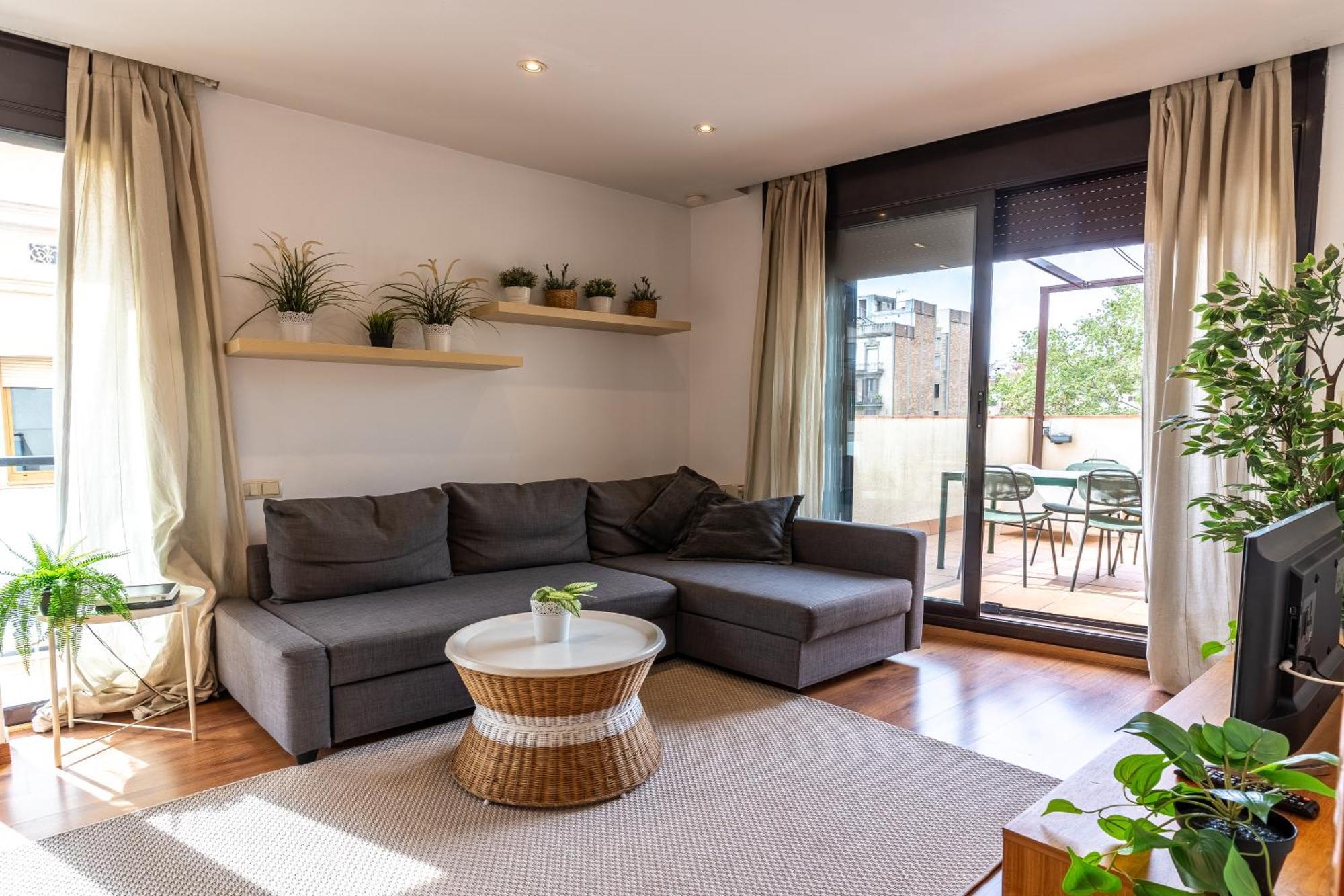 Centrico Apartamento Con Terraza Barcelona Exterior foto